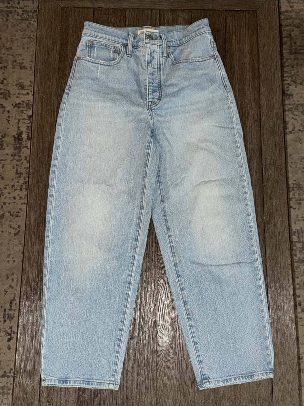 Madewell Balloon Jeans Hewes Wash